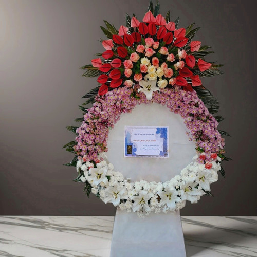 تاج گل تبریک ارومیه